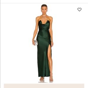 NICHOLAS-Melia dress green
